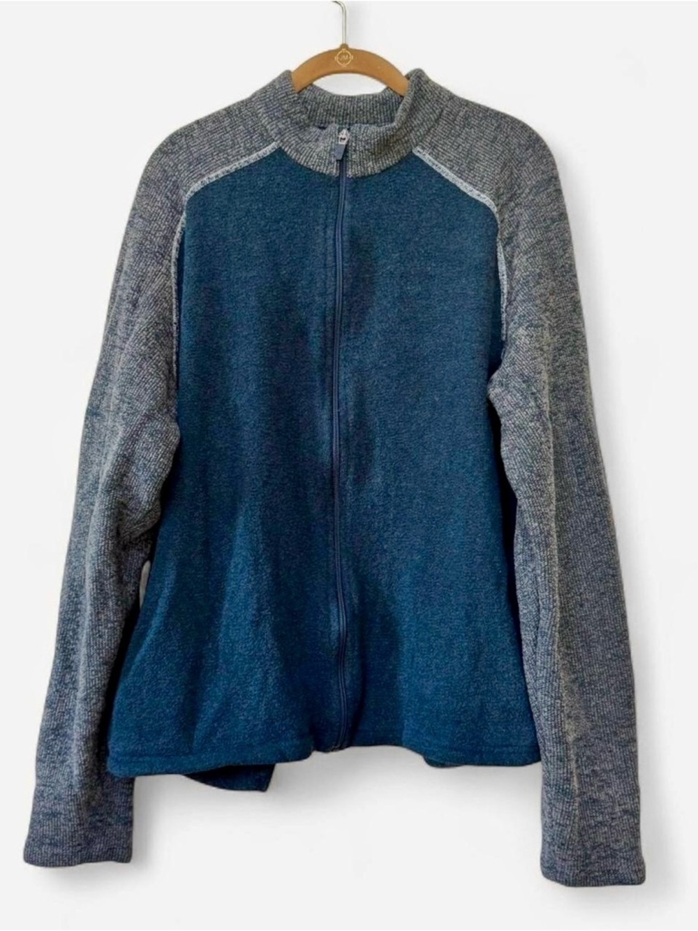 Kuhl dual toned alpaca fleece zip up